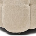 Fotel Davos w/wheels, Soft Weave, Off White
