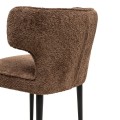 Krzesło Antibes Metal leg, Umber Brown