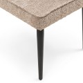 Krzesło Antibes Metal leg, Soft Walnut