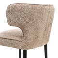 Krzesło Antibes Metal leg, Soft Walnut
