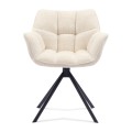 Krzesło Carnaby Turn Leg, Antique White