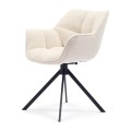 Krzesło Carnaby Turn Leg, Antique White