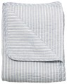 Pled Ethnic, double stripe-light blue, 140x180 cm