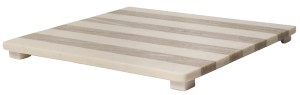 Deska do krojenia marble, beige&white 38x34cm