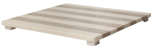Deska do krojenia marble, beige&white 38x34cm