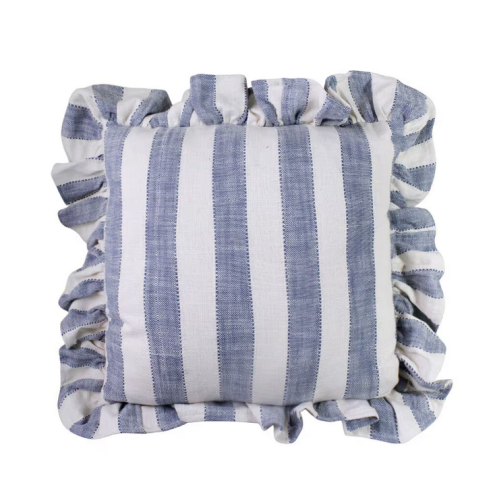 Poszewka Ida, stripe blue/white 45x45cm