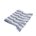 Bieżnik Ida, stripe blue/white 50x150cm