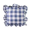 Poszewka Ida, check blue/white 45x45cm