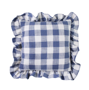 Poszewka Ida, check blue/white 45x45cm (1)