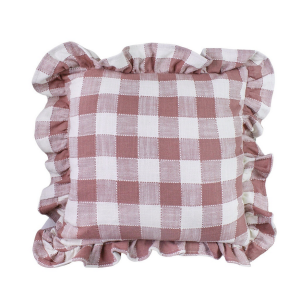 Poszewka Ida, check pink/white 45x45cm  