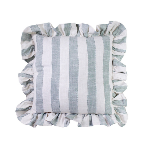 Poszewka Ida, stripe green/white 45x45cm