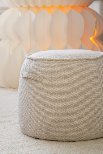 Pufa Alex Plywood/Fabric Ecru