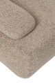 Sofa modułowa Set Of 5 Modular Sofa Olivia Plywood/Fabric Brown/Ecru