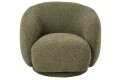 Fotel obrotowy Lounge Chair Swivelling Plywood/Fabric Green