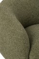 Fotel obrotowy Lounge Chair Swivelling Plywood/Fabric Green