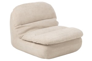 Fotel Lounge Chair Compressed Foam Ecru