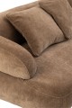 Sofa modułowa 4 Seater Sofa + 4 Cushions Plywood/Fabric Taupe
