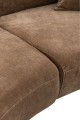 Sofa modułowa 4 Seater Sofa + 4 Cushions Plywood/Fabric Taupe