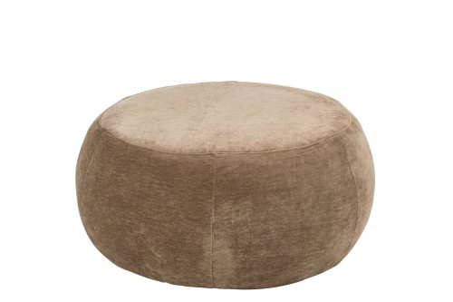 Pufa Round Plywood/Fabric Taupe
