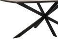Stół Ray Recycled Wood Dark Brown/Black