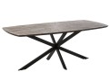 Stół Ray Recycled Wood Dark Brown/Black
