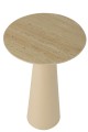 Stolik kawowy Column Cone Iron Ecru/Beige