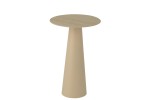 Stolik kawowy Column Cone Iron Ecru/Beige