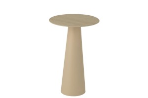 Stolik kawowy Column Cone Iron Ecru/Beige