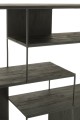 Regał Modern Teak Wood/Metal Black