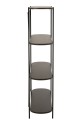 Regał Oval Mdf/Metal Dark Brown
