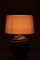 Lampa stołowa Aluminium Brown