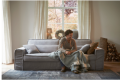 Sofa Metropolis Sofa 3,5 seater, washed cotton, stone