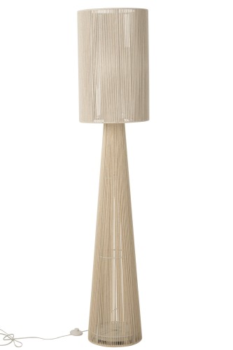 Lampa podłogowa Rope Cloth Greige Large