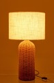 Lampa stołowa Cylinder Metal Natural/Ecru Small