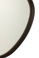 Lustro Abstract Mirror/Mdf Dark Brown Large