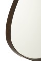 Lustro Abstract Mirror/Mdf Dark Brown Small