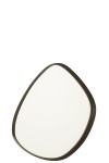 Lustro Abstract Mirror/Mdf Dark Brown Small