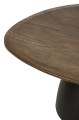 Stolik kawowy Mango Wood Dark Brown/Black