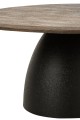 Stolik kawowy Mango Wood Dark Brown/Black