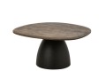 Stolik kawowy Mango Wood Dark Brown/Black