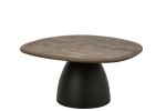 Stolik kawowy Mango Wood Dark Brown/Black 