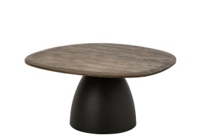 Stolik kawowy Mango Wood Dark Brown/Black 