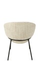 Fotel Iron Beige/Black