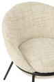 Fotel Iron Beige/Black