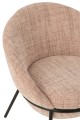 Krzesło Iron Light Pink/Black