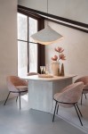 Krzesło Iron Light Pink/Black