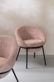 Krzesło Iron Light Pink/Black
