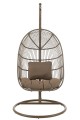 Fotel / huśtawka Hanging Chair Egga Steel/Rope Brown
