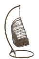 Fotel / huśtawka Hanging Chair Egga Steel/Rope Brown