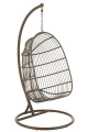 Fotel / huśtawka Hanging Chair Egga Steel/Rope Brown